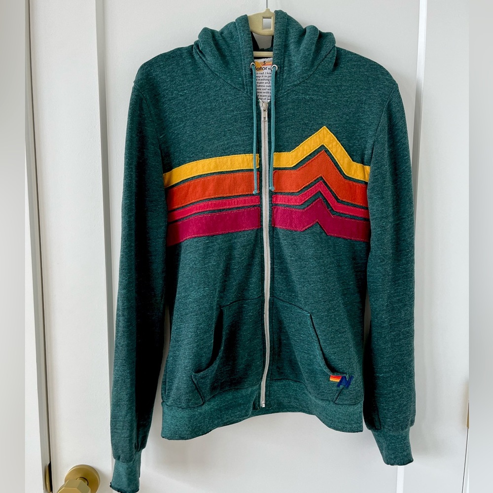 Dark green Aviator Nation Hoodie size S